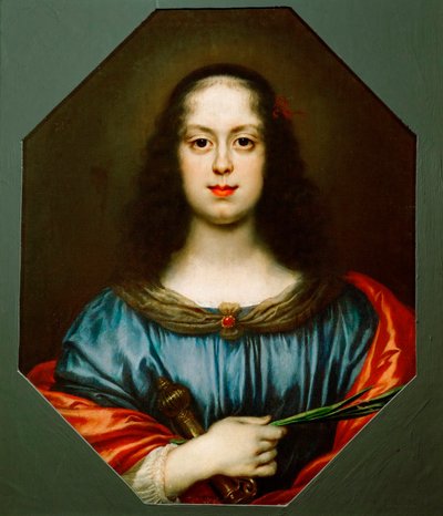 Ritratto di Vittoria della Rovere (1622-1694) come Santa Caterina da Carlo Dolci