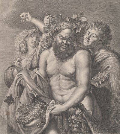 Bacco accompagnato da una baccante e un fauno, 1768 da Carlo Faucci