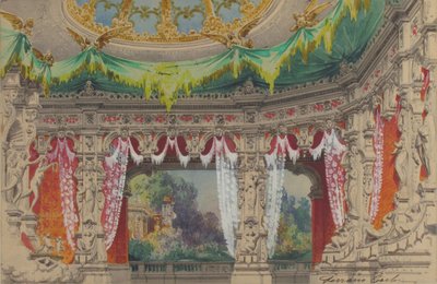 Scenografia per un balletto: Don Parasol, 1869 da Carlo Ferrario