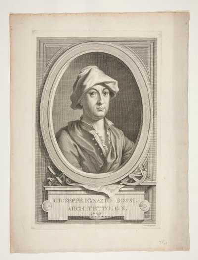 Ritratto di Giuseppe Ignazio Rossi da Carlo Gregori
