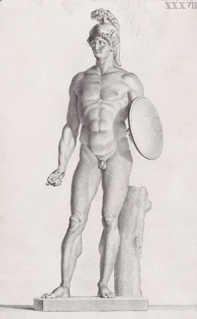 Statua di Marte, 1734 da Carlo Gregori