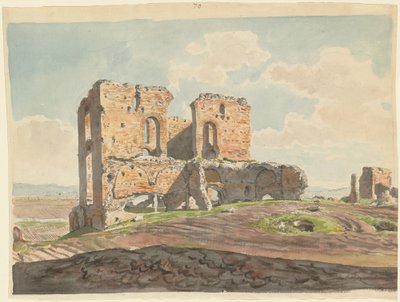 La grande villa dei Quintili sulla Via Appia da Carlo Labruzzi