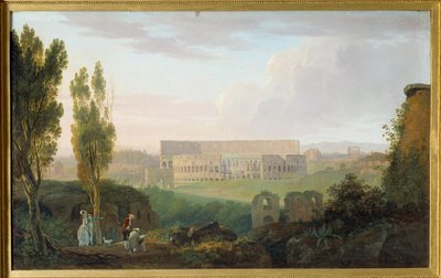 Il Colosseo visto dal Palatino da Carlo Labruzzi