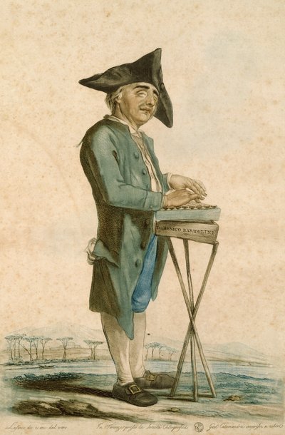 Domenico Bertolini, di Carlo Lasinio (1759-1838), incisione da Carlo Lasinio