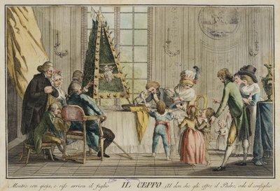 Il ceppo, dal portfolio Giochi, intrattenimenti e feste annuali che si usano in Toscana e specialmente a Firenze da Carlo Lasinio