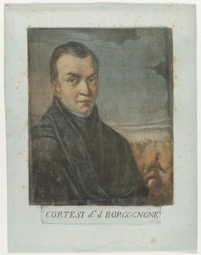 Ritratto del Pittore Jacques Courtois da Carlo Lasinio