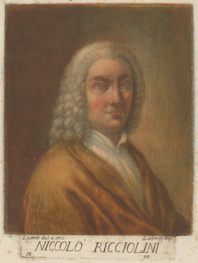 Niccolo Ricciolini da Carlo Lasinio, after Nicolò Ricciolini