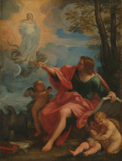 San Giovanni Evangelista a Patmos da Carlo Maratta (circle of)