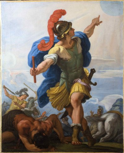 Giosuè comanda al sole di fermarsi da Carlo Maratta