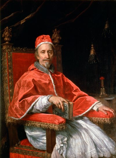 Ritratto di Papa Clemente IX, 1669 da Carlo Maratta