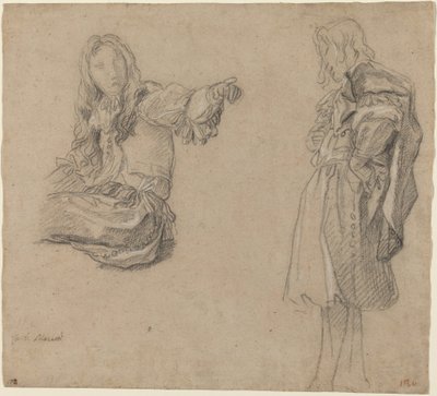 Due Uomini in Costumi Elaborati da Carlo Maratta