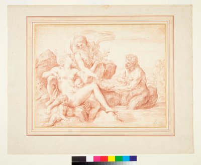 Un tritone porta doni a Venere da Carlo Maratta or Maratti