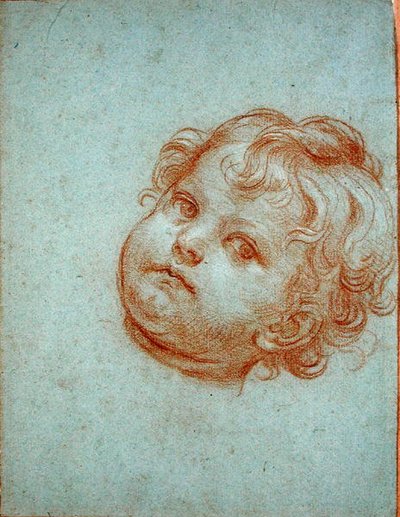 Testa di un angelo da Carlo Maratta or Maratti