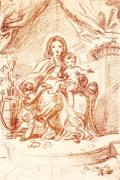 Studio di Madonna da Carlo Maratta or Maratti
