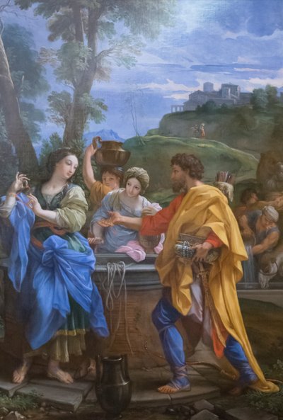 Rebecca ed Eliezer al pozzo da Carlo Maratta or Maratti