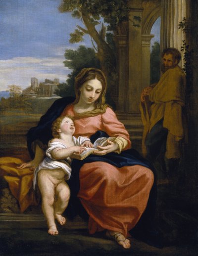 La Sacra Famiglia, c.1700-15 da Carlo Maratta or Maratti