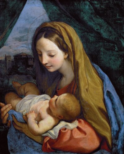 Madonna col Bambino da Carlo Maratta or Maratti