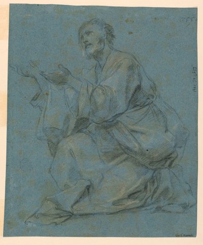 Studi: Due uomini seduti da Carlo Maratti
