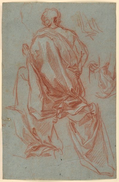 Studi di una figura inginocchiata da Carlo Maratti