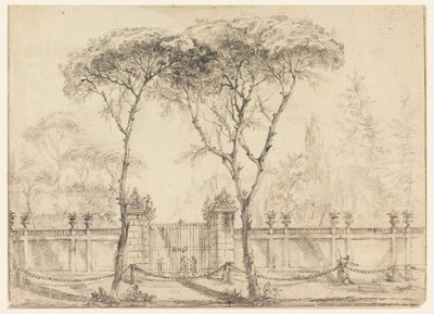 Alla porta di una villa da Carlo Marchionni