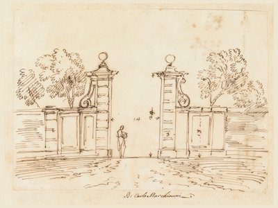 Progetto per un cancello di una villa da Carlo Marchionni