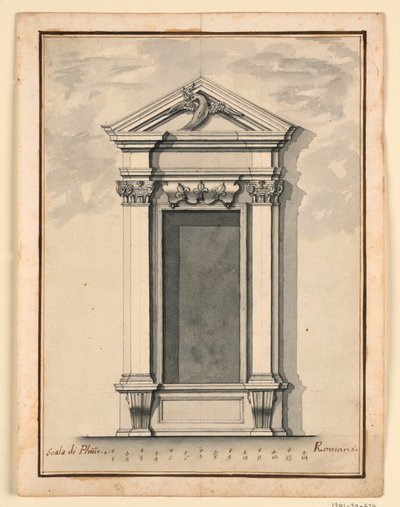 Design per una Cornice di Finestra da Carlo Marchionni