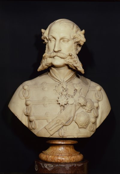 Il conte di Cardigan (1797-1868) (marmo) da Carlo Marochetti