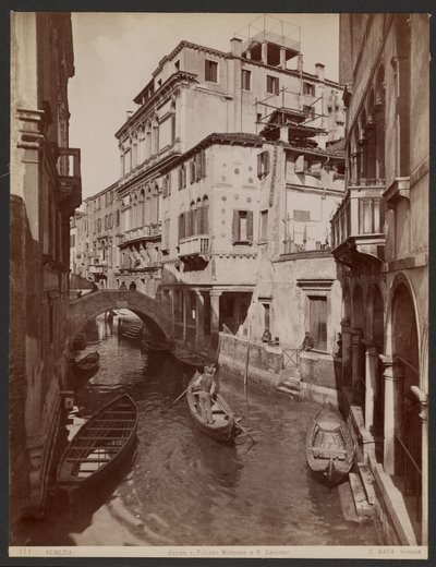 Palazzo Canal e Widmann a San Canciano da Carlo Naya