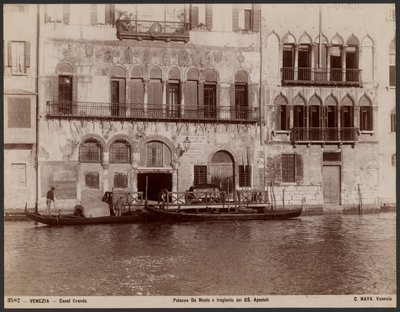 Palazzo Da Mosto e il traghetto SS Apostoli da Carlo Naya