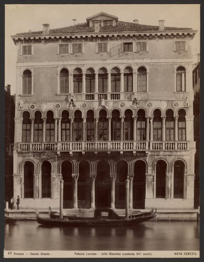 Palazzo Loredan da Carlo Naya