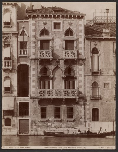Palazzo Contarini-Fasan, Venice da Carlo Naya