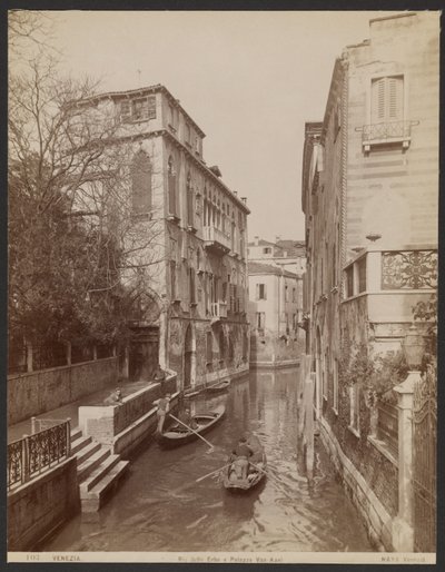 Rio delle Erbe and Van-Axel Palace da Carlo Naya
