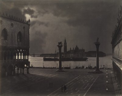 Venezia: San Marco verso San Giorgio Maggiore, al Chiaro di Luna da Carlo Naya