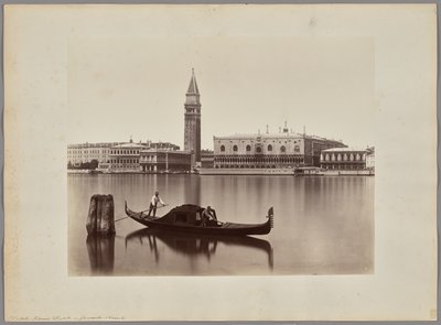 Venezia: veduta della Biblioteca Marciana, del Campanile e del Palazzo Ducale da Carlo Naya