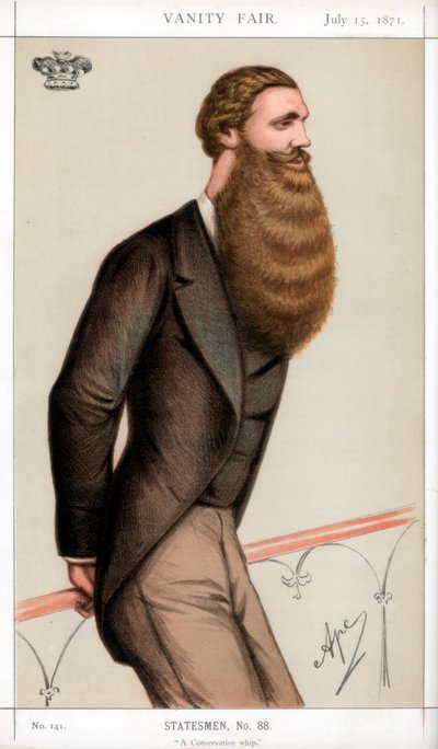Un frustino conservatore, 1871 da Carlo Pellegrini