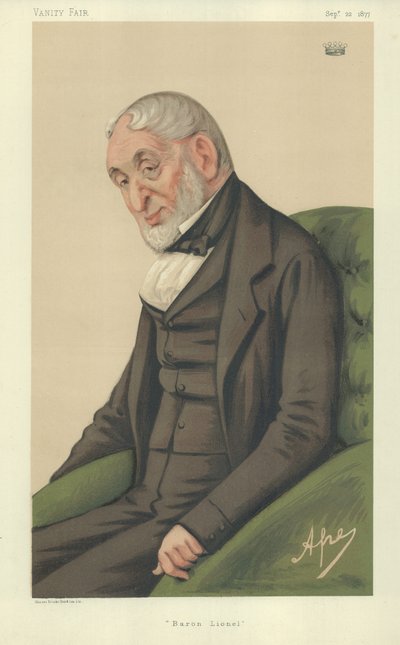Barone Lionel Nathan de Rothschild da Carlo Pellegrini