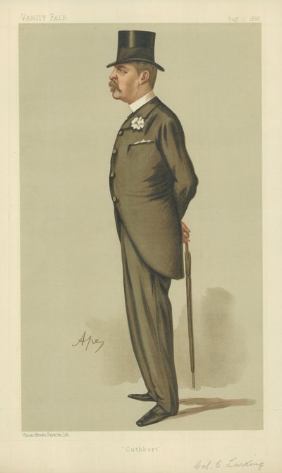 Colonnello Cuthbert Larking da Carlo Pellegrini