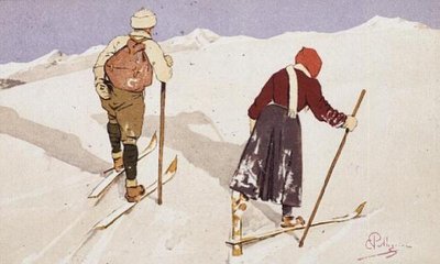 Sciatori di fondo da Carlo Pellegrini