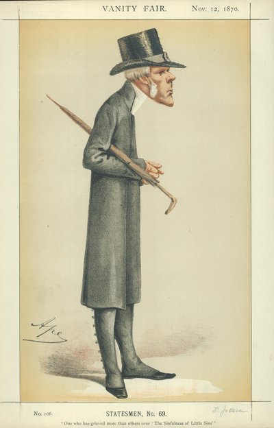 Dr Jackson, il vescovo di Londra da Carlo Pellegrini