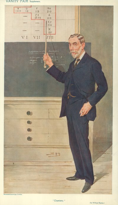 Dr Lyon Playfair, Chimica, 20 febbraio 1875, caricatura di Vanity Fair da Carlo Pellegrini