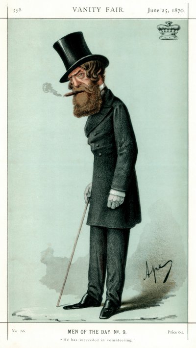 È riuscito a fare volontariato, Visconte Ranelagh, 1870 da Carlo Pellegrini