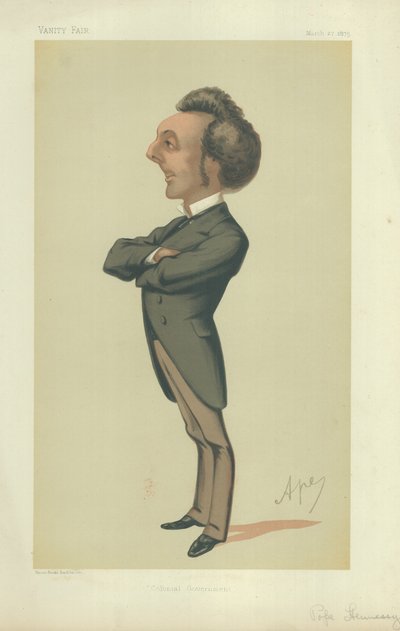 Sua Eccellenza il Governatore John Pope Hennessy da Carlo Pellegrini