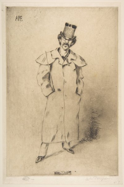 James McNeill Whistler da Carlo Pellegrini