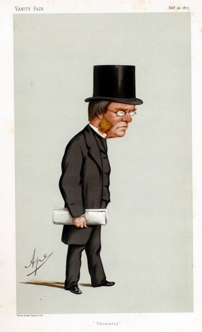 Lyon Playfair, chimico, politico e amministratore scozzese, 1875 da Carlo Pellegrini