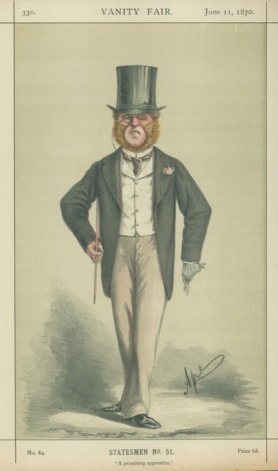 Mr E N Knatchbull-Hugessen da Carlo Pellegrini