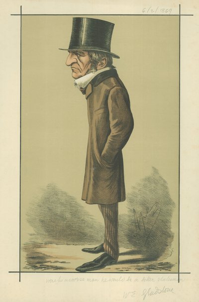 Mr William Ewart Gladstone da Carlo Pellegrini