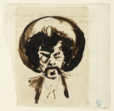 Ritratto di Whistler da Carlo Pellegrini