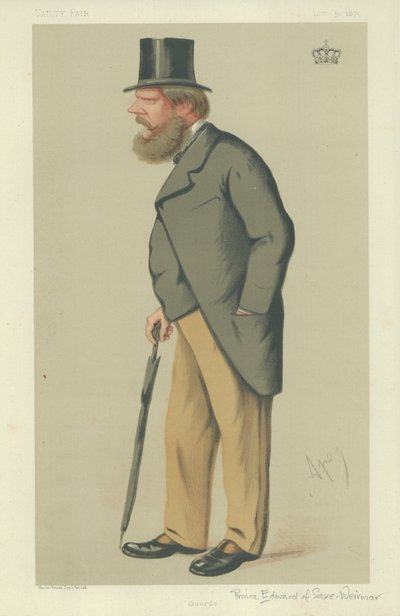 Principe Edoardo di Sassonia-Weimar da Carlo Pellegrini
