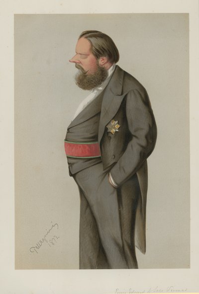 Principe Edoardo di Sassonia-Weimar da Carlo Pellegrini