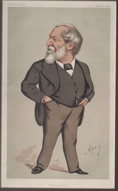 Robert Browning, Vanity Fair, 1875-11-20 da Carlo Pellegrini